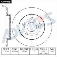 Деталь advics a6r081