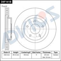 Деталь advics d6f141