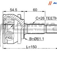 Деталь amiwa 2435950