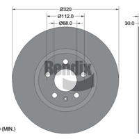 bendixbraking bds1142hc