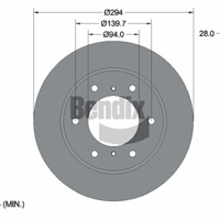 bendixbraking bds1273hc