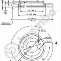 Деталь brembo 09961014