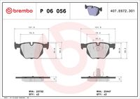 Деталь brembo p06056