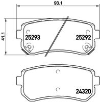 Деталь brembo p30051