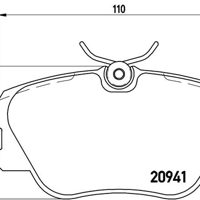 Деталь brembo p50008