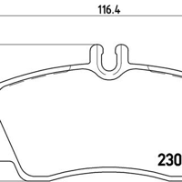 Деталь brembo p50036