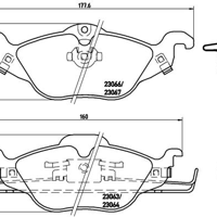 Деталь brembo p59030