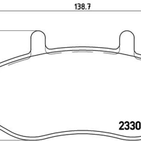 Деталь brembo p68025