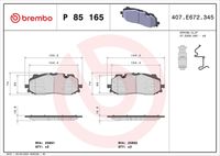 Деталь brembo p85165