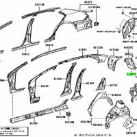 Деталь daihatsu 6169733100