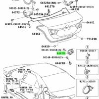 Деталь daihatsu 6460033160