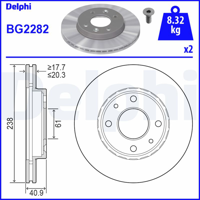 Деталь delphi bg2282