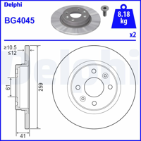 Деталь delphi bg4045