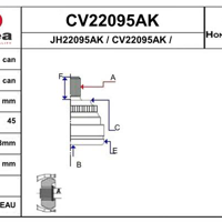 Деталь eai cv22095ak