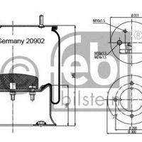 Деталь febi 20902