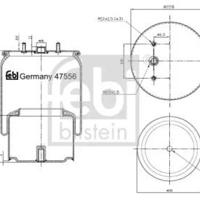 Деталь febi 47556