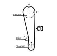 Деталь gates 5283xs