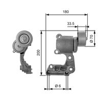 Деталь gates t38410