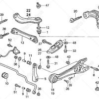 Деталь honda 52355sx0a02