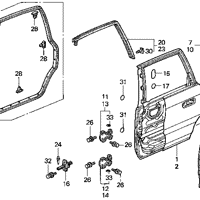 honda 67651sx0a00zz