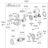 Деталь hyundai 3613125010