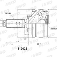 Деталь inko 315022