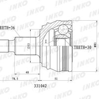 Деталь inko 331042