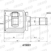 Деталь inko 415001