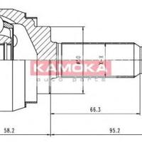 Деталь kamoka 6088