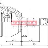 Деталь kamoka 6180