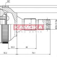 Деталь kamoka 6480