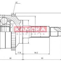 Деталь kamoka 6598