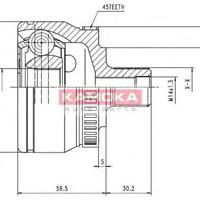 Деталь kamoka 6762