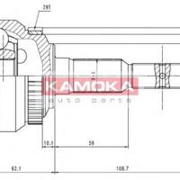 Деталь kamoka 6956