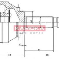 Деталь kamoka 7002