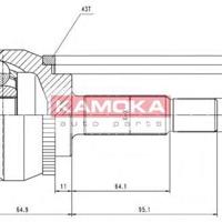 Деталь kamoka 7056