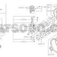 Деталь nissan 1212073400