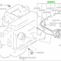 Деталь nissan 2244042l10