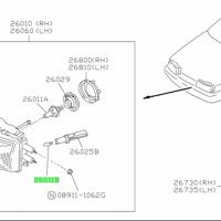 Деталь nissan 2626189922