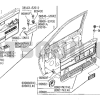 Деталь nissan 8090160g20