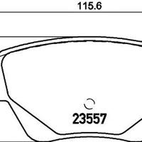 Деталь pagid t1538