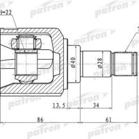 Деталь patron pcv1071