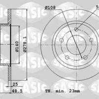 Деталь sasic 6106010