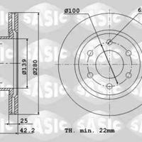 Деталь sasic 6106014