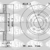 Деталь sasic 6106095