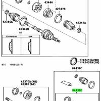 Деталь toyota 0443724031