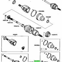 Деталь toyota 0443812290