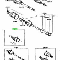 Деталь toyota 0443820060