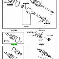 Деталь toyota 0443822010