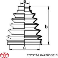 Деталь toyota 0443833010